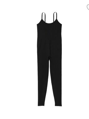 Victoria's Secret Black Spaghetti-Strap Slim Jumpsuit 2 for $40